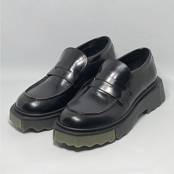 Off-White Leather Loafers size 40 - Picture 1 of 10
